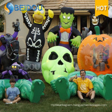 Inflatable Cat Pumpkin House Black Spirit Ghost Inflatable Halloween Decorations